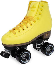 Load image into Gallery viewer, Bladeworx Pty Ltd Roller Skates Golden Hour Yellow / 4 SUREGRIP FAME OUTDOOR ROLLER SKATES BLUE DREAM AQUA WITH MOTION WHEELS