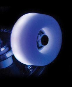 Rio Roller Light up Wheels : White w/ Multicolour LED