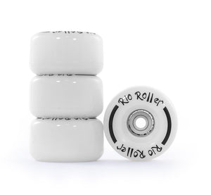 Rio Roller Light up Wheels : White w/ Multicolour LED