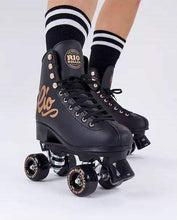 Load image into Gallery viewer, Bladeworx Roller Skate 4 RIO ROLLER ROSE BLACK SKATES