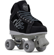 Load image into Gallery viewer, RIO ROLLER LUMINA ROLLER SKATES BLACK GREY