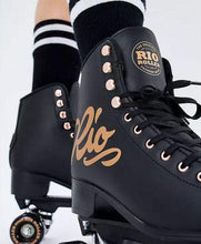 Load image into Gallery viewer, Bladeworx Roller Skate RIO ROLLER ROSE BLACK SKATES