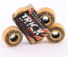 Load image into Gallery viewer, Bladeworx Roller Skate Wheels 55mm Moxi Leopard Trick Wheels 4 Pack : 55mm or 57mm