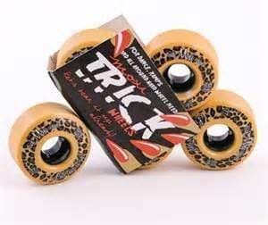 Bladeworx Roller Skate Wheels 55mm Moxi Leopard Trick Wheels 4 Pack : 55mm or 57mm