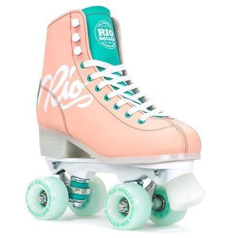 Bladeworx Roller Skates 4 Rio Script Peach & Green