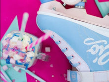 Load image into Gallery viewer, Bladeworx Roller Skates Rio Milkshake : Cotton Candy (Sky Blue/Peach)