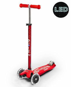 Bladeworx Scooter Red Micro Maxi Deluxe LED Scooter