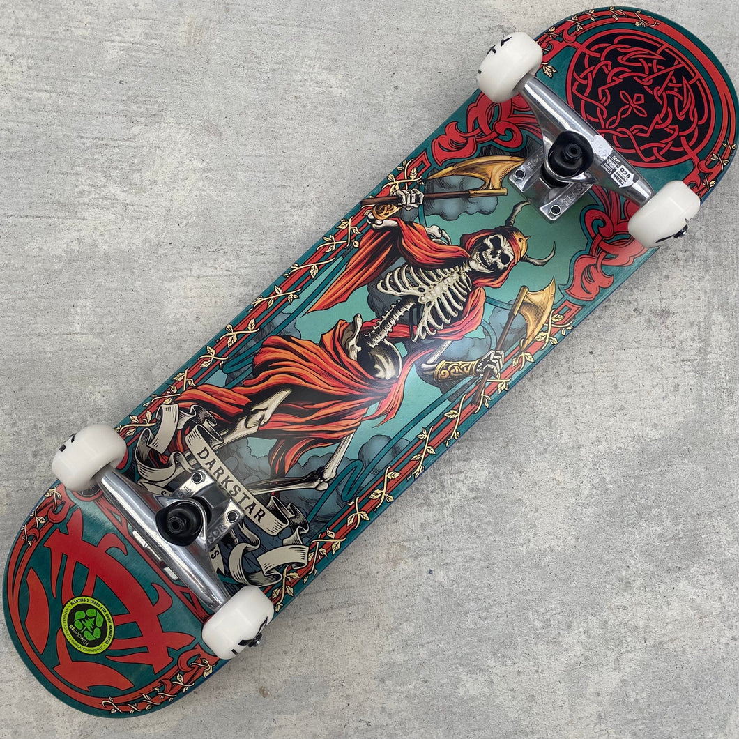 Bladeworx Skateboard Darkstar Axe Orange Complete Skateboard (8.0)