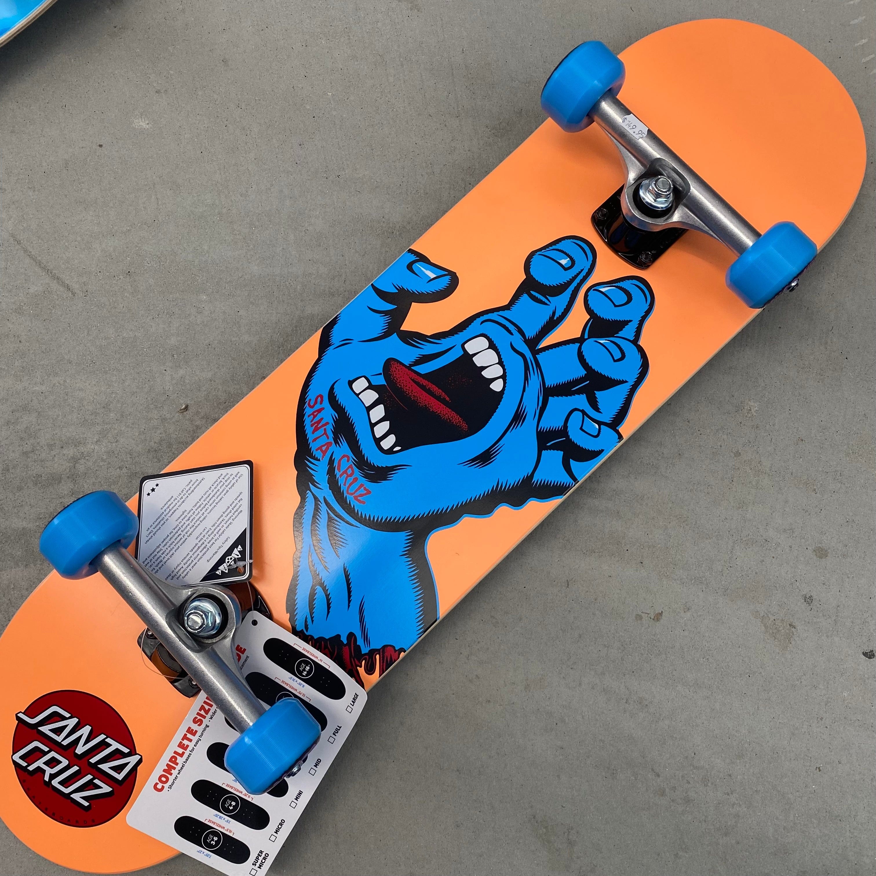 Santa Cruz Hand Complete Skateboard (7.8)