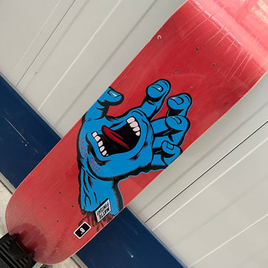Bladeworx Skateboard Santa Cruz Screaming Hand Matte Finish (8.0)