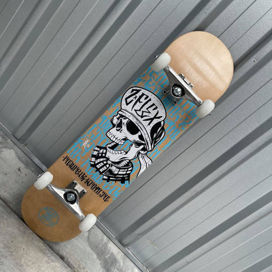 Bladeworx Skateboard Z-Flex Skull Complete (8.0)