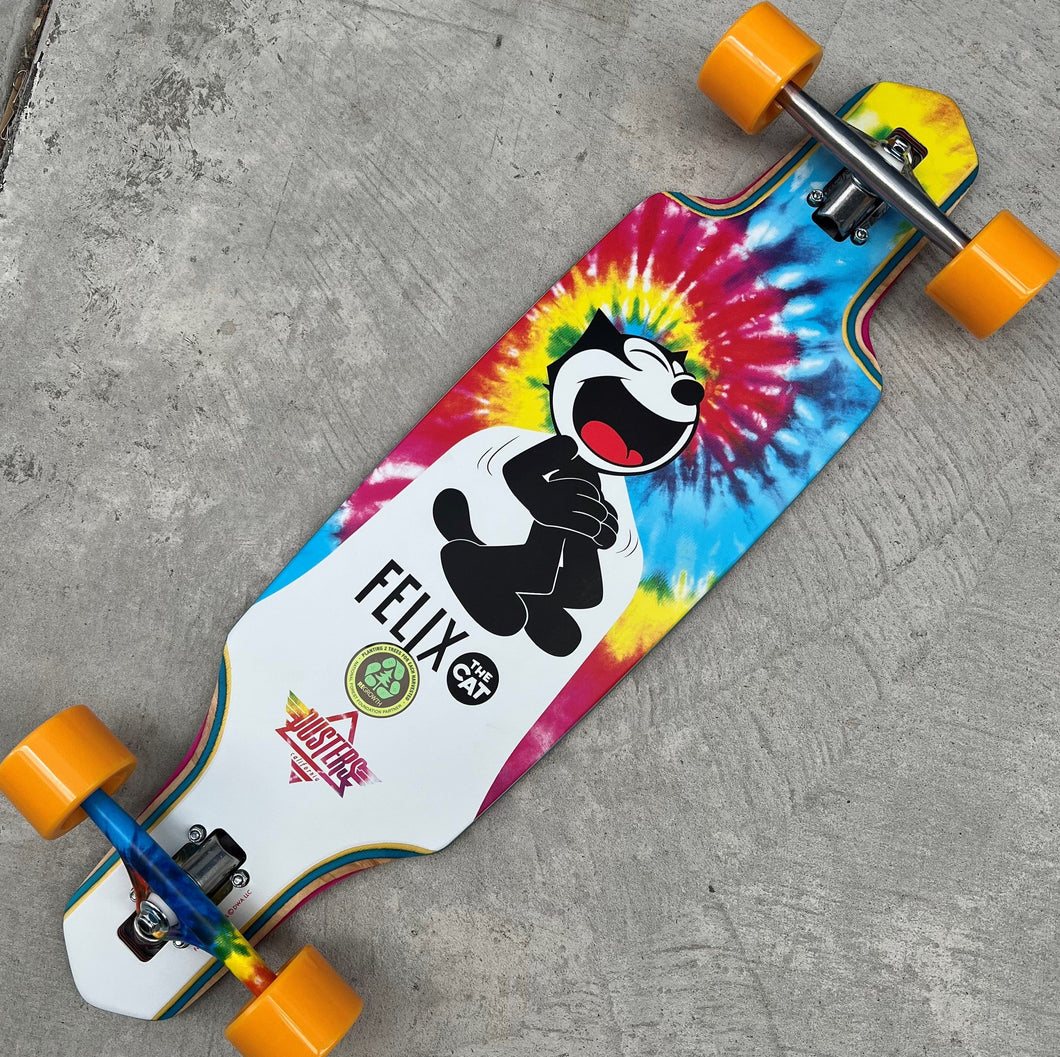 Bladeworx Skateboarding Dusters: Felix Tie Dye Drop Thru 34