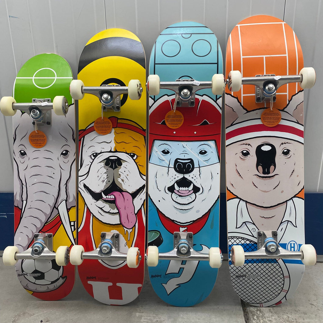 Bladeworx Skateboards Holiday Animal Athletes Complete Skateboards