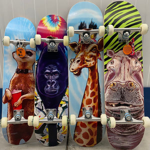 Bladeworx Skateboards Holiday Party Animals Complete Skateboards