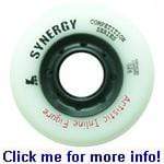 Synergy Artistic Inline wheels 72mm 89A (Set of 6) for Snow White Inline Frames